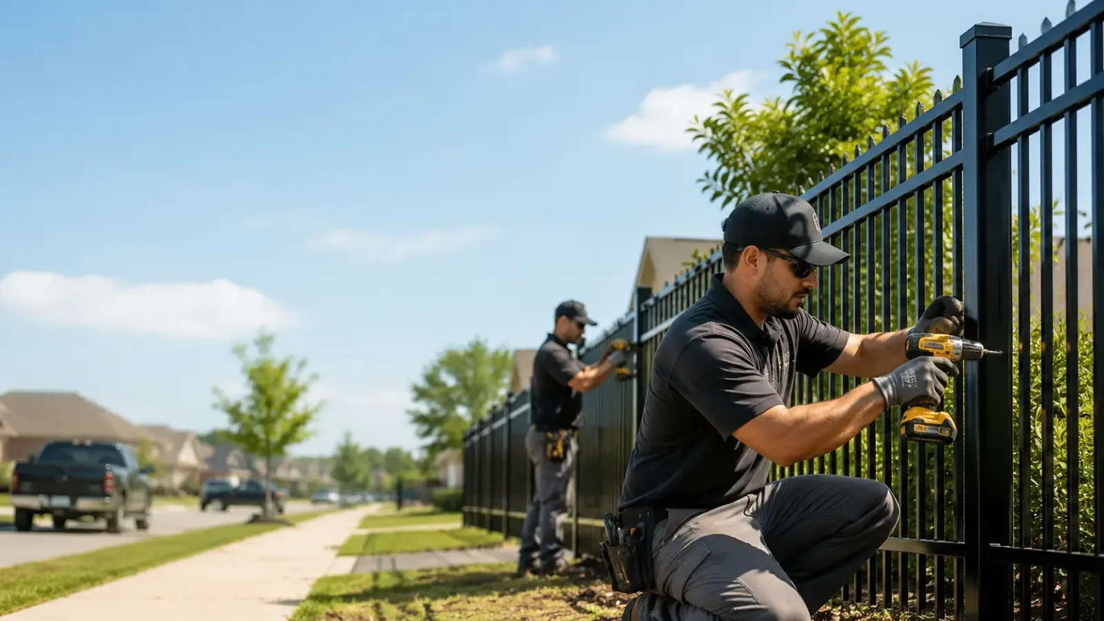 Metal Fence Installation in Gaithersburg, MD